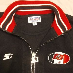Starter / NFL Pro Line Buccaneers 1/2 zip pullover - Size L